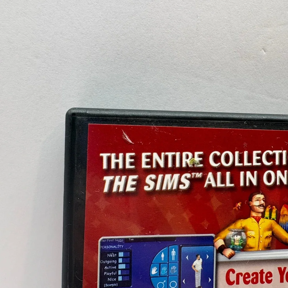 PC Game The Sims Complete Collection PC CD-ROM Red EA Maxis 2005 Edition
